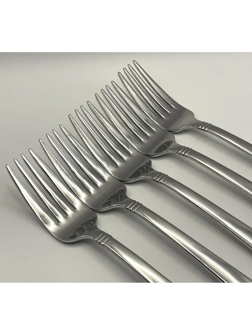 (5) Reed And Barton HOLBROOK Stainless 18/10 Korea Salad Fork Lot ~ 7.25”